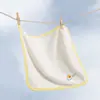Toalla de Mano para Bebé de Guardería de Coral Fleece, Impermeable y Resistente a la Suciedad, Se Puede Colgar, Diseño de Dibujos Animados para Niños, Se Puede Imprimir el Nombre