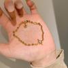 Pulseira Estrela Oito Homens Retrô Francesa de Alta Qualidade Design de Nicho Senso de Moda Temperamento Exquisito Luxo Leve Personalizada Combina com Tudo