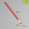 Venta al por mayor de fábrica pinceles para pintar infantiles nylon mango rojo pincel para óleo acuarela gouache pluma de pintura juego de pinceles