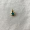 Pendientes de aro cuadrados lisos con temperamento moderno, diseño de nicho, retro, con colgante de gema de color, collar de pendientes al por mayor