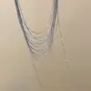 Cadena para Clavícula con Borla Apilable para Mujer, Collar Multicapa 2026 Nuevo, Gargantilla, Cadena para el Cuello, Estilo de Nicho de Lujo Ligero de Alta Gama