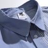 Beijie Moda Masculina Marca de Moda Americana Outono 2025 Novo Camisa Listrada Patchwork Irregular Camisa de Manga Longa Jaqueta