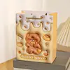 Saco de Presente Cartoon Transfronteiriço Sacola de Papel para Lembrancinha de Aniversário Bolsa de Mão Estéreo 3D Embalagem de Presente de Alta Qualidade