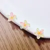 Venda Quente Nova Versátil Decorações 3D Multicor para Nail Art Flor Resinada Doce Flor de Cinco Pétalas Decorações para Capa de Celular Brincos