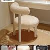 Silla de maquillaje para dormitorio de niña, moderna silla de tocador, silla de comedor, ciberfamosa silla pequeña y gruesa, taburete de maquillaje para dormitorio principal.