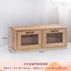 Casillero de madera maciza estilo natural con seis cajones, estilo japonés, caja de almacenamiento retro para artículos diversos de escritorio