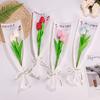 Presente de Dia das Mães Adequado para Mãe e Sogra Presente Prático Alto Valor de Cor Buquê de Tulipas Feito à Mão DIY