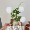 Bolas de Flores Artificiais para Casamentos, Crisântemo de 3 Cabeças, Arranjos de Flores Artificiais para Decorações de Casamento, Arranjos de Flores para Decoração de Casa