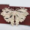 Yiwu Golden Ray retención de color polilla Nao'e DIY se puede incrustar con punto de goteo de aceite mariposa esmeralda flor grande accesorios de horquilla B2437