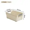 Cesta para Snacks y Artículos Varios, Caja de Almacenamiento para Juguetes, Cesta Organizadora de Escritorio para el Hogar, Cesta de Plástico, Caja Organizadora para Gabinetes de Cocina