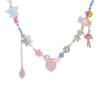 Collar con cuentas de caramelo de colores para niña, bonito y dulce, con diseño de nicho femenino, collar con sentido de dopamina, dulce y genial, cadena de clavícula Spice Girl.