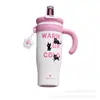 Vaso Jumbo de Hielo de Acero Inoxidable 316 con Pajita, Vaso Aislado para Mujeres de Alto Valor, Gran Capacidad con Asa