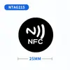 Música de Parede NFC Cartão Moeda Ntag215 Instrução Rápida Cartão Branco Amiibo Adesivo de Chip NFC Sensor de Toque