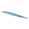 Cebo para pesca en alta mar, 80 g-200 g, placa de hierro de escala fina, pesca al aire libre, Luya far, cebo duro de plomo fundido para peces, cebo para caballa