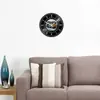 Relógio de parede artesanal de luxo moderno decoração de parede de trem relógio de parede moderno relógio de parede de disco de vinil atacado e varejo