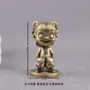 Adornos de Cobre Retro Nezha y Ao Bing, Manualidades para Escritorio de Oficina, Decoración para el Hogar al por Mayor