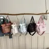 Bolso de Pana de un Solo Hombro, Gran Capacidad, Moderno y Casual para Viajes y el Día a Día, Bolso Cruzado Sencillo, Estilo Coreano, Mochila de Nicho de Alto Valor