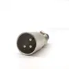 Enchufe de micrófono macho de tres polos estilo japonés, enchufe de audio, cabeza color caqui estilo japonés, niquelado