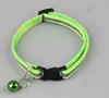 Exclusivo Transfronterizo 1.0 Mascota Hebilla Negra Collar Reflectante Parche para Perro Collar con Cascabel Huella Collar para Gato