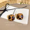 Pendientes Cuadrados con Estampado de Leopardo Geométrico para Mujer 2025 Nuevo Estilo Caliente de Gama Alta Versátil Retro Lujo Accesible Joyería para Orejas