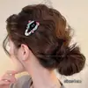 Pinza para el Cabello Exquisita de Gama Alta para Mujer Clip BB Estampado de Leopardo Retro Lindo Clip para Flequillo Lateral Accesorios para el Cabello de Moda con Temperamento