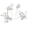 Tiaras de Novia Peine de Perlas y Pedrería Accesorios para el Cabello Hechos a Mano Europeos y Americanos Peine para el Cabello Incrustado con Cristal Accesorios de Boda Joyería