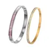 Pulseras de Acero de Titanio para Mujer, No se Desvanecen, de Nicho, de Alta Gama, Pulseras de Acero Inoxidable para Niñas, Joyería de Gipsófila al por Mayor