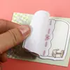 Notas Adhesivas de Colores Desprendibles con Forma de Bolas, Convenientes y Elegantes, Temática de Dibujos Animados, Notas Adhesivas Cuadradas de Gran Valor para Estudiantes, Pegatinas de Notas Adhesivas para Diarios