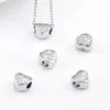 Cuentas Doradas con Forma de Corazón y Agujero Pasante, Cuentas Sueltas que Conservan el Color, Accesorios de Acero Inoxidable para Joyería DIY, Colgantes para Collares, Cuentas Separadoras, Colgantes