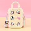 Fabricante Bolso Cruzado de Playa Lindo Bolso de Mano para Niños DIY Bolso de Hombro de Silicona Perforada para Mujeres Almacenamiento Ins Costero Venta al por Mayor