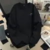 Bestseller de Almacén Lightning Camiseta de Manga Larga para Hombre Primavera y Otoño Estilo Coreano Casual Holgada Cuello Redondo Versátil Talla Grande Capa Base Transfronterizo