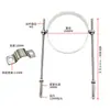 Soporte de Tubería Abrazadera de Tubería de Acero Inoxidable 304 Varilla Roscada de 20 cm Soporte de Tubería de Fijación Ajustable Accesorios para Tuberías Abrazadera de Tubería