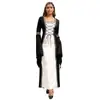 S-5XL Estilo Palacio Retro Renacimiento Falda Grande Medieval Europea y Americana Fiesta Vestido de Escenario Rusia