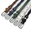 Em Estoque Couro Bovino Camada Superior Vintage Feminino Estilo Coreano Fino Cinto Acessório Vazado Casual Feminino Tendência Moda Versátil