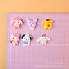 Pantuflas de Dibujos Animados de Flores Pequeños Accesorios de Resina Accesorios para Manualidades con Pegamento de Crema Pasador Diadema Pegamento Material para Funda de Teléfono Móvil