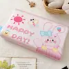 Funda de almohada de seda de hielo de látex para niños de verano Clase A 30x50 Individual Dibujos animados Bebé Caucho Espuma viscoelástica Funda de almohada especial