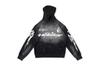 2024 Nueva Marca de Moda Transfronteriza Estilo Europeo y Americano Kanye Retro Chaqueta Vieja Estampado Hell Star Llama Unicornio