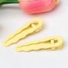 Clip de pelo de gota de onda brillante de 6 cm, pasador sin costuras de alta calidad, popular en Little Red Book, estilo coreano para flequillo, pasador de pelo DIY