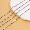 Cadena de semillas de melón de acero de titanio para hombre transfronteriza cadena de barra gruesa de diamante hecha a mano cadena con colgante para mujer accesorios de joyería collar de acero inoxidable