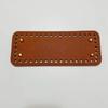 Bolsa Material DIY accesorios placa base redonda ovalada fondo de bolsa de cuero tejido de punto ganchillo lana arte de cuero