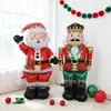 2025 Nuevo Papá Noel Árbol de Navidad Globo de Película de Aluminio Muñeco de Nieve Año Nuevo Decoración de Fiesta Navideña Globo de Papel de Aluminio