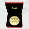 Concha de Agua Oro Puro 999 Serie de Monedas Grandes Adorno de Fortuna Artesanía Chapada en Oro para Regalos Navideños Venta al por Mayor