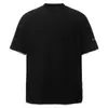 Camiseta de Manga Corta con Textura de Gofre, Mangas Raglán, Cuello Semi Alto, Corte Sencillo, Camiseta para Hombre de Moda High Street 350g