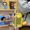 Bolso bandolera de bloques de color para exteriores, mochila pequeña multifuncional, alto valor estético, doble uso para senderismo y montañismo al aire libre, bolsa de hombro para teléfono