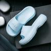Pantuflas de Fondo Grueso para Mujer 2025 Nuevo Atuendo de Verano Playa Marítima Aumentado Antideslizante Eva Sensación de Mierda Sandalias de Interior