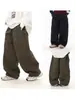 Pantalones largos para niño 2026 otoño nuevo estilo japonés elegantes pantalones cargo para niño, versátiles pantalones casuales de pierna recta para niños pequeños