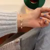 Colar de Pérola Imitação Flor Leite para Primeiro Amor Feminino Corrente de Suéter Leve de Luxo Nicho Design de Corrente na Clavícula Acessórios de Colar