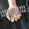 Venda Direta da Fábrica Peças de Manicure Curvas Planas Fosqueadas Tiras Multicor Unhas Prontas Patches de Unha Postiça Foscos