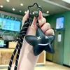 Nuevos Accesorios para Joyería DIY Cuero Tridimensional Estrella Pentagonal Cara Sonriente Llavero Colgante para Bolso Adorno DIY