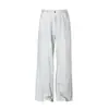 6818 Moda Callejera Americana Unisex Gama Alta Lavado Diseño Vintage Jeans Casuales Sueltos para Hombre